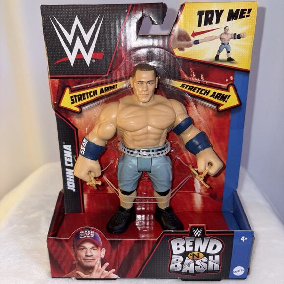 WWE Bend ‘N Bash Action Figure: JOHN CENA 2022 Mattel NEW - Picture 1 of 5